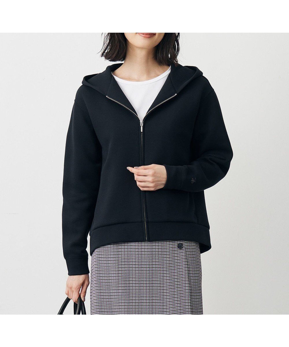 【ジェイ プレス/J.PRESS】のダンボールジャージー ジップアップ パーカー インテリア・キッズ・メンズ・レディースファッション・服の通販 founy(ファニー) ファッション Fashion レディースファッション Fashion for Women トップス・カットソー Cut & Sew Tops レディースパーカー・カジュアルフーディー Casual Hoodies & Sweatshirts オレンジ Orange ジップアップ Zip-Up, Full Zip パーカー Hoodie, Parka ワンポイント One Point, Statement Accent エレガント 上品 Elegant A/W・秋冬 Autumn/Winter ブラック系|ID: prp329100004637635 ipo3291000000034188708