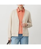 【ジェイ プレス/J.PRESS】の【洗える】ジャージー Vネック カーディガン ベージュ系|ID: prp329100004637639 ipo3291000000033420808
