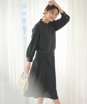 【フェルゥ/Feroux】の【セットアイテム】ニットベストセット ワンピース 人気、トレンドファッション・服の通販 founy(ファニー) ファッション Fashion レディースファッション Fashion for Women アウター Coat / Outerwear Collection クラシック Classic, Timeless Style ドット Polka Dot, Dot Pattern ハイネック High Neck, Mock Neck フラワー Flower, Floral ベスト Vest, Waistcoat モチーフ Motif, Design Theme 人気 Popular, Best Seller A/W・秋冬 Autumn/Winter |ID:prp329100004638370