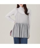 【エニィ スィス/any SiS】の【洗える】チュールレイヤード インナー ライトグレー|ID: prp329100004638377 ipo3291000000034308454