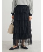 【グリーンパークス/Green Parks】の・ELENCARE DUE ティアードラメチュールスカート Black|ID: prp329100004638464 ipo3291000000033431402