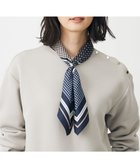 【ジェイ プレス/J.PRESS】のhoundstooth スクエア スカーフ ネイビー系|ID: prp329100004638477 ipo3291000000033431551