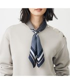 【ジェイ プレス/J.PRESS】のhoundstooth スクエア スカーフ ネイビー系|ID: prp329100004638477 ipo3291000000035608619