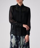 【ポール スミス/Paul Smith】のシアー ストライプ ブラウス ブラック|ID: prp329100004638514 ipo3291000000033623735