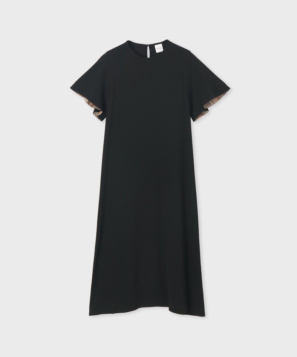 【ポール スミス/Paul Smith】の【洗える】バックサテン ジョーゼット ワンピース 人気、トレンドファッション・服の通販 founy(ファニー) 　ファッション　Fashion　レディースファッション　Fashion for Women　ワンピース　Dresses　新作・新入荷　New Arrivals / New In　エレガント 上品　Elegant　サテン　Satin, Glossy Fabric　シンプル　Simple, Minimal　ジョーゼット　Georgette, Semi-Sheer Fabric　リラックス　Relax, Relaxed Fit　夏　Summer　S/S・春夏　SS, Spring/Summer, Warm Season　洗える　Machine Washable　A/W・秋冬　Autumn/Winter　 other-1|ID: prp329100004638516 ipo3291000000033431771