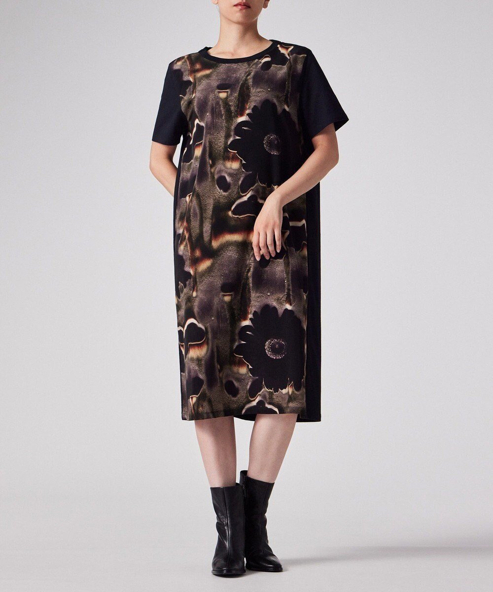 【ポール スミス/Paul Smith】の【洗える】Field Flowers コンビ ドレス インテリア・キッズ・メンズ・レディースファッション・服の通販 founy(ファニー) 　ファッション　Fashion　レディースファッション　Fashion for Women　ワンピース　Dresses　フォーマル・パーティードレス・結婚式用ドレス　Elegant & Casual Dresses　おすすめ　Recommended / Our Picks　カーディガン　Cardigan, Knitwear　コンビ　Combo, Combination Style　サンダル　Sandals, Summer Shoes　ジャケット　Jacket, Outerwear　ドレス　Dress, One-Piece　プリント　Print, Printed Pattern　リゾート　Resort, Vacation Style　リボン　Ribbon, Bow　リラックス　Relax, Relaxed Fit　夏　Summer　旅行　Travel　S/S・春夏　SS, Spring/Summer, Warm Season　洗える　Machine Washable　A/W・秋冬　Autumn/Winter　ブラック|ID: prp329100004638520 ipo3291000000033623757