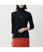 【ジェイ プレス/J.PRESS】の【洗える】タートルジャージー カットソー ブラック系|ID: prp329100004638564 ipo3291000000033432382