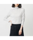 【ジェイ プレス/J.PRESS】の【洗える】タートルジャージー カットソー シルバーラメ系|ID: prp329100004638564 ipo3291000000033432385