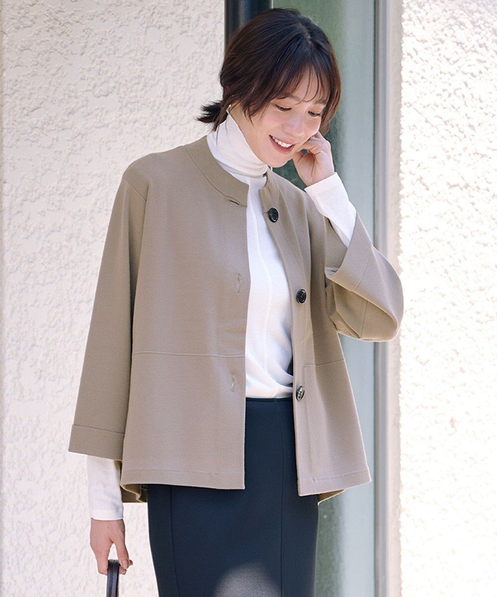 【ジェイ プレス/J.PRESS】のVIGODA ニット ジャケット 人気、トレンドファッション・服の通販 founy(ファニー) 　ファッション　Fashion　レディースファッション　Fashion for Women　アウター　Coat / Outerwear Collection　レディースジャケット・軽アウター　Jackets　ジャケット　Jacket, Outerwear　ストレッチ　Stretch, Stretchy Fabric　セーター　Sweater, Knitwear　ツイスト　Tweed, Tweed Fabric　ミラノリブ　Milano Rib, Milano Stitch　切替　Switching, Contrast Panel　秋　Autumn　A/W・秋冬　Autumn/Winter　 other-1|ID: prp329100004638569 ipo3291000000033833824