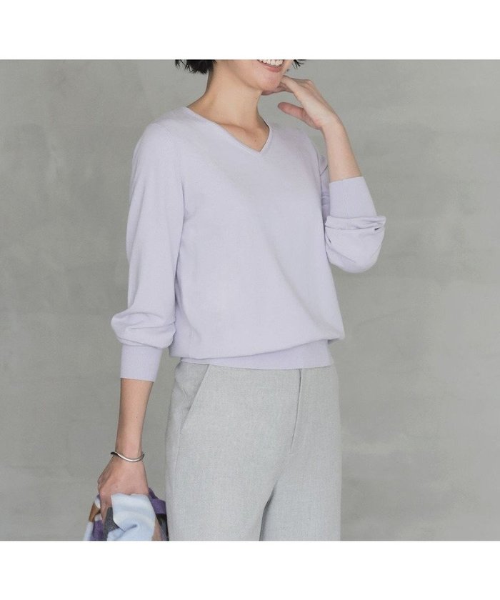 【ジェイ プレス/J.PRESS】の【人気のため新色追加】PRINCE Vネック ニット インテリア・キッズ・メンズ・レディースファッション・服の通販 founy(ファニー) https://founy.com/ ファッション Fashion レディースファッション Fashion for Women トップス・カットソー Cut & Sew Tops ニット Knit Tops & Sweaters Vネックトップス V-Neck Tops / V-Cut Neckline Shirts イエロー Yellow インナー Innerwear ストレッチ Stretch, Stretchy Fabric セーター Sweater, Knitwear 定番 Standard, Basic Item なめらか Smooth, Silky Texture 人気 Popular, Best Seller バランス Balance, Style Balance パイピング Piping, Trim Design フェミニン Feminine, Girly ベーシック Basic, Essential ラベンダー Lavender A/W・秋冬 Autumn/Winter エレガント 上品 Elegant |ID: prp329100004638574 ipo3291000000034331618