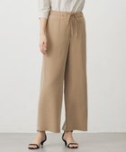 【ジェイ プレス/J.PRESS】の【洗える】ピーチポプリン ワイドパンツ キャメル系|ID: prp329100004638583 ipo3291000000033432604