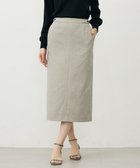 【ジェイ プレス/J.PRESS】のShineシャンブレーツイル スカート グレー系|ID: prp329100004638588 ipo3291000000033432625