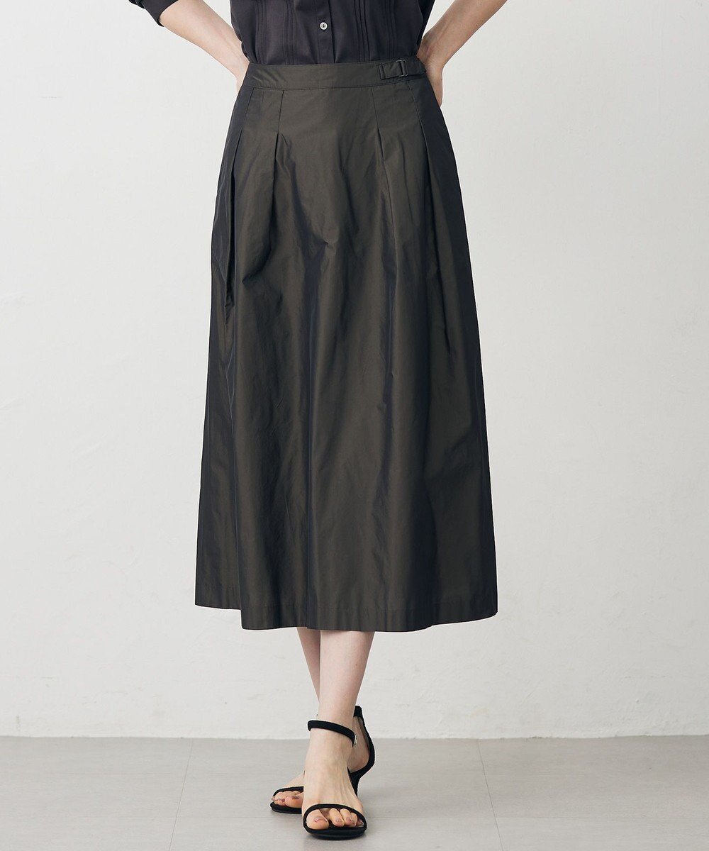 【ジェイ プレス/J.PRESS】の【洗える】ハイマルチタフタ フレアスカート 人気、トレンドファッション・服の通販 founy(ファニー) 　ファッション　Fashion　レディースファッション　Fashion for Women　スカート　Skirts　Aライン・フレアスカート　A-Line & Flared Skirts　新作・新入荷　New Arrivals / New In　なめらか　Smooth, Silky Texture　シャンブレー　Chambray, Denim-Like Fabric　タフタ　Taffeta, Structured Fabric　フレア　Flare, Flared　エレガント 上品　Elegant　洗える　Machine Washable　無地　Plain, Solid Color　A/W・秋冬　Autumn/Winter　 other-1|ID: prp329100004638589 ipo3291000000033432631