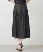 【ジェイ プレス/J.PRESS】の【洗える】ハイマルチタフタ フレアスカート ブラウン系|ID: prp329100004638589 ipo3291000000033432633