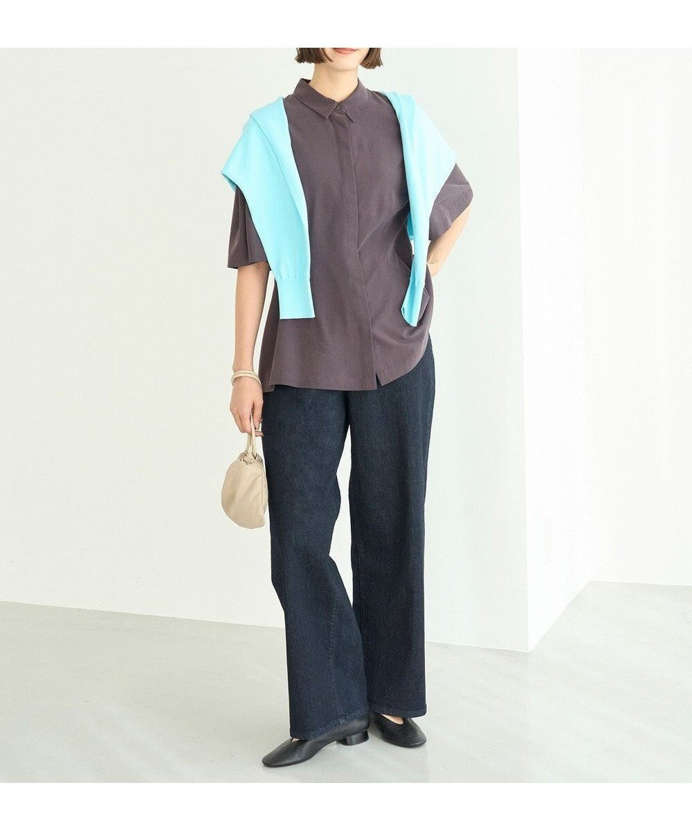 【アンフィーロ 自由区/UNFILO】の【UNFILO DENIM】撥水 ルーズワイドデニム インテリア・キッズ・メンズ・レディースファッション・服の通販 founy(ファニー) 　ファッション　Fashion　レディースファッション　Fashion for Women　パンツ　Pants & Trousers　デニムパンツ・ジーンズ・美脚デニム　Denim Jeans & Pants　ウォッシュ　Washed Finish　軽量　Lightweight, Ultra Light　ジャケット　Jacket, Outerwear　ストレッチ　Stretch, Stretchy Fabric　デニム　Denim, Jeans Material　ハイライズ　High Rise, High Waist　ベーシック　Basic, Essential　リラックス　Relax, Relaxed Fit　ワイド　Wide, Wide Fit　A/W・秋冬　Autumn/Winter　S/S・春夏　SS, Spring/Summer, Warm Season　夏　Summer　インディゴ|ID: prp329100004638591 ipo3291000000033432647