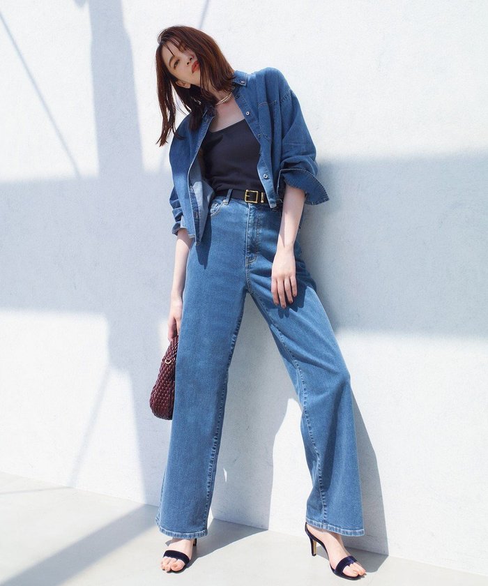 【アンフィーロ 自由区/UNFILO】の【UNFILO DENIM】撥水 ルーズワイドデニム インテリア・キッズ・メンズ・レディースファッション・服の通販 founy(ファニー) https://founy.com/ ファッション Fashion レディースファッション Fashion for Women パンツ Pants & Trousers デニムパンツ・ジーンズ・美脚デニム Denim Jeans & Pants ウォッシュ Washed Finish 軽量 Lightweight, Ultra Light ジャケット Jacket, Outerwear ストレッチ Stretch, Stretchy Fabric デニム Denim, Jeans Material ハイライズ High Rise, High Waist ベーシック Basic, Essential リラックス Relax, Relaxed Fit ワイド Wide, Wide Fit A/W・秋冬 Autumn/Winter S/S・春夏 SS, Spring/Summer, Warm Season 夏 Summer |ID: prp329100004638591 ipo3291000000033540287