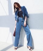 【アンフィーロ 自由区/UNFILO】の【UNFILO DENIM】撥水 ルーズワイドデニム ミッドブルー|ID: prp329100004638591 ipo3291000000033540288