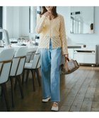 【アンフィーロ 自由区/UNFILO】の【UNFILO DENIM/新色追加】撥水ストレッチ ルーズワイドデニム ウォッシュブルー|ID: prp329100004638591 ipo3291000000035510447