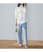 【アンフィーロ 自由区/UNFILO】の【UNFILO DENIM/新色追加】撥水ストレッチ ルーズワイドデニム 【NEW】アイスブルー|ID: prp329100004638591 ipo3291000000036383889