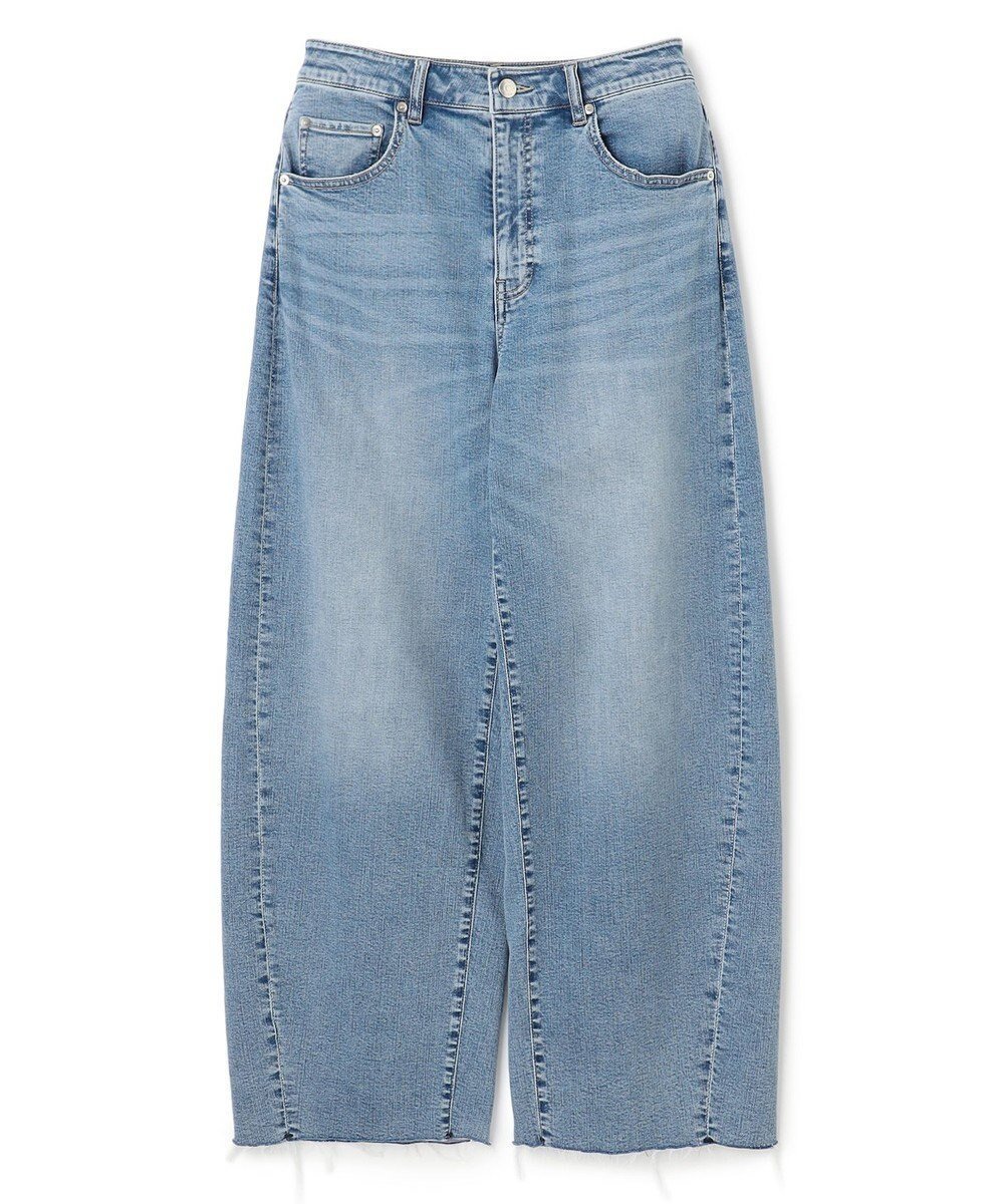 【アンフィーロ 自由区/UNFILO】の【UNFILO DENIM】撥水 バレルレッグデニム インテリア・キッズ・メンズ・レディースファッション・服の通販 founy(ファニー) 　ファッション　Fashion　レディースファッション　Fashion for Women　パンツ　Pants & Trousers　デニムパンツ・ジーンズ・美脚デニム　Denim Jeans & Pants　ウォッシュ　Washed Finish　軽量　Lightweight, Ultra Light　ショート　Short, Short Length　ストレッチ　Stretch, Stretchy Fabric　デニム　Denim, Jeans Material　フォルム　Silhouette, Form　A/W・秋冬　Autumn/Winter　S/S・春夏　SS, Spring/Summer, Warm Season　おすすめ　Recommended / Our Picks　夏　Summer　ウォッシュブルー|ID: prp329100004638593 ipo3291000000033432663