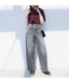 【アンフィーロ 自由区/UNFILO】の【UNFILO DENIM】撥水 バレルレッグデニム グレー|ID: prp329100004638593 ipo3291000000033540290