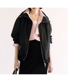 【23区/NIJYUSANKU】の【先行予約/撥水加工】ソフトメモリータフタ スタンドネック ブルゾン ブラック系|ID:prp329100004638595