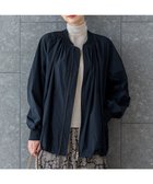 【23区/NIJYUSANKU】の【先行予約/撥水加工】ソフトメモリータフタ ミドル丈 ブルゾン ブラック系|ID:prp329100004638596
