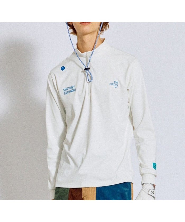 【ピーダブリュサーキュラス/PW CIRCULUS / MEN】の【吸水速乾 / UV遮蔽率99.5% UVカット / ストレッチ】【MEN】ハーフジップロングスリーブモックT ゴルフ インテリア・キッズ・メンズ・レディースファッション・服の通販 founy(ファニー) https://founy.com/ ファッション Fashion メンズファッション Fashion for Men トップス・カットソー Cut & Sew Tops メンズシャツ Shirts インナー Innerwear 春 Spring 秋 Autumn カットソー Cut and Sewn Top 吸水 Absorbent, Quick-Dry ストレッチ Stretch, Stretchy Fabric スポーティ Sporty, Casual Athletic ターコイズ Turquoise, Blue-Green 人気 Popular, Best Seller フィット Fit, Slim Fit モックネック Mock Neck, Short Turtleneck A/W・秋冬 Autumn/Winter 夏 Summer ゴルフ Golf 2025年 2025 2025-2026秋冬・A/W Autumn/Winter 2025–26 AW25–26 |ID: prp329100004639261 ipo3291000000033440166