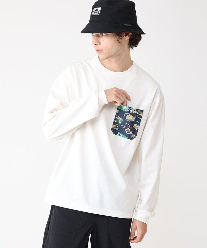 【コロンビア/Columbia / MEN】のColumbia/ ヤングストリートロングスリーブクルー /コロンビア インテリア・キッズ・メンズ・レディースファッション・服の通販 founy(ファニー) https://founy.com/ ファッション Fashion メンズファッション Fashion for Men トップス・カットソー Cut & Sew Tops メンズシャツ Shirts アウトドア Outdoor Clothing カットソー Cut and Sewn Top スタンダード Standard, Basic トレンド Trend, Trending Now フィット Fit, Slim Fit プリント Print, Printed Pattern ポケット Pocket, Pocket Detail 夏 Summer 旅行 Travel S/S・春夏 SS, Spring/Summer, Warm Season A/W・秋冬 Autumn/Winter 長袖 Long Sleeve, Full Sleeve |ID: prp329100004639263 ipo3291000000033440200
