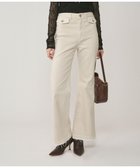 【グレース コンチネンタル/GRACE CONTINENTAL】のフレアデニムパンツ ベージュ|ID: prp329100004639276 ipo3291000000033440440