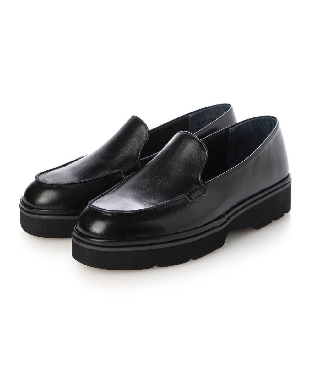 【モード エ ジャコモ/MODE ET JACOMO】のD ICI 厚底モカシューズ インテリア・キッズ・メンズ・レディースファッション・服の通販 founy(ファニー) 　ファッション　Fashion　レディースファッション　Fashion for Women　厚底　Platform Shoes　クッション　Cushion, Throw Pillow　軽量　Lightweight, Ultra Light　シューズ　Shoes, Footwear　シルバー　Silver, Metallic Silver　シンプル　Simple, Minimal　ドレス　Dress, One-Piece　フォルム　Silhouette, Form　プラット　Platform, Platform Shoes　日本製　Made In Japan　旅行　Travel　エレガント 上品　Elegant　ビジネス 仕事 通勤　Business / Work / Commuting　ブラック|ID: prp329100004639277 ipo3291000000033440466