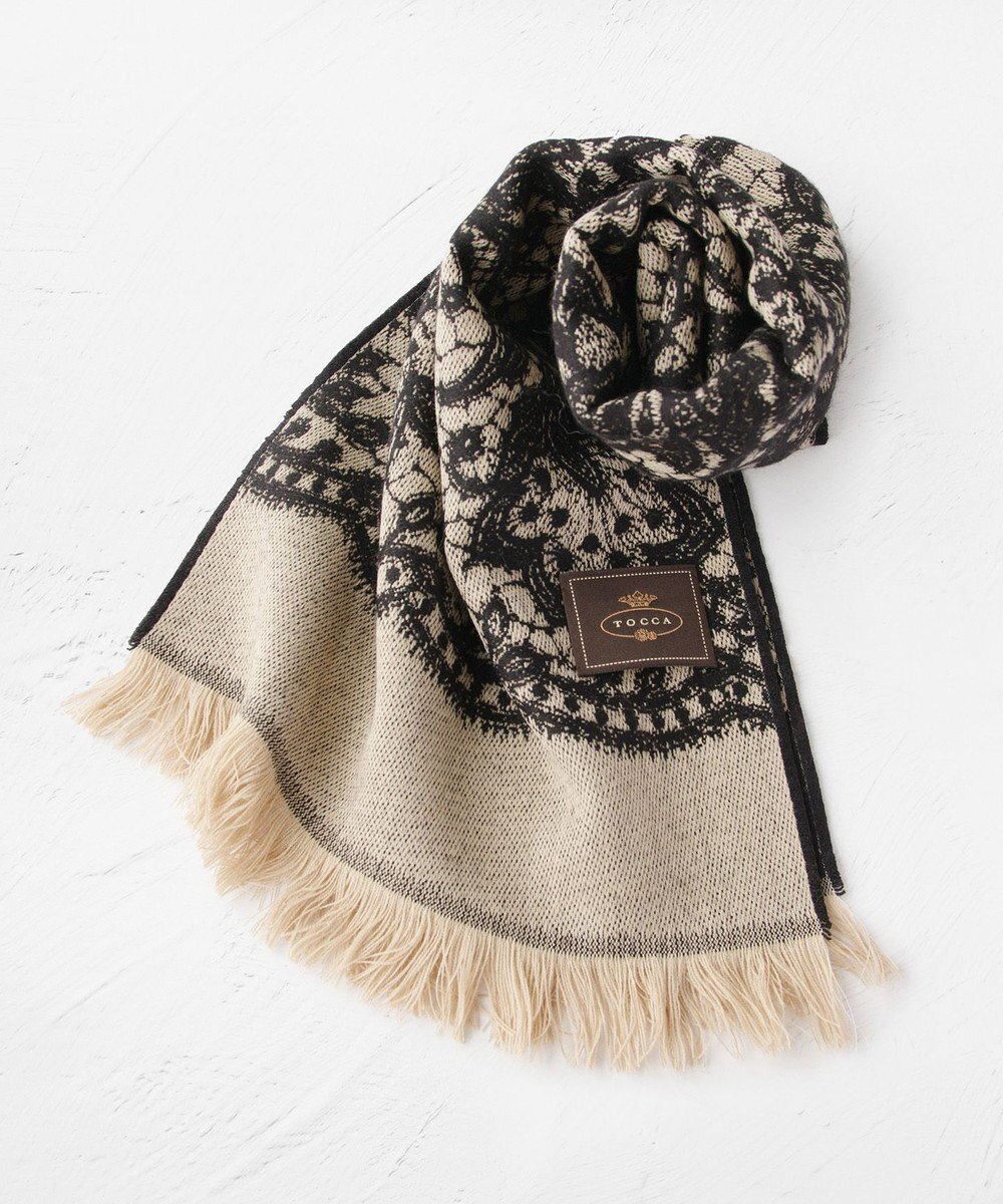 【トッカ/TOCCA】の【フランス製】LACE JAQUARD STOLE ストール 人気、トレンドファッション・服の通販 founy(ファニー) ファッション Fashion レディースファッション Fashion for Women ストール Soft & Warm Scarves マフラー・スヌード / 冬小物の定番 Scarves & Mufflers 冬 Winter / This Winter アクリル Acrylic Material エレガント 上品 Elegant ストール Stole, Wrap スヌード Snood, Infinity Scarf フェミニン Feminine, Girly フランス France, French フリンジ Fringe, Tassel マフラー Scarf, Muffler レース Lace, Lace Fabric ロマンティック Romantic, Feminine Style A/W・秋冬 Autumn/Winter other-1|ID: prp329100004639312 ipo3291000000033441848