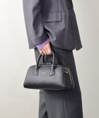 【インター ショシュール/INTER-CHAUSSURES】の【LORISTELLA】ミディアムサイズレザーハンドバッグ 人気、トレンドファッション・服の通販 founy(ファニー) ファッション Fashion レディースファッション Fashion for Women バッグ Bags イタリア Italy シンプル Simple, Minimal スタイリッシュ Stylish, Fashionable パターン Pattern, Design Print ファブリック Fabric, Textile フェミニン Feminine, Girly フォルム Silhouette, Form モダン Modern, Contemporary 人気 Popular, Best Seller thumbnail ブラック|ID: prp329100004639332 ipo3291000000034697862