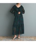 【グレース コンチネンタル/GRACE CONTINENTAL】のラメストライププリントブラウス ブラック|ID: prp329100004639354 ipo3291000000035817449