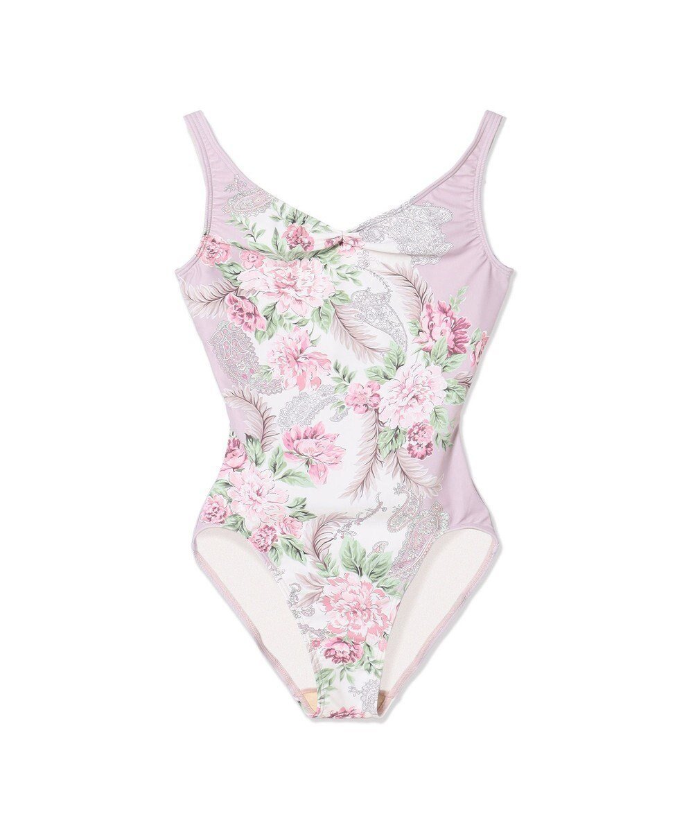 【チャコット/Chacott】の【MAY NAGAHISA】ノースリーブレオタード インテリア・キッズ・メンズ・レディースファッション・服の通販 founy(ファニー) ファッション Fashion レディースファッション Fashion for Women トップス・カットソー Cut & Sew Tops キャミソール&ノースリーブ Camisoles & Sleeveless Tops おすすめ Recommended / Our Picks カッティング Cutting Detail デコルテ Décolleté, Neckline ノースリーブ Sleeveless, No-Sleeve バランス Balance, Style Balance フロント Front, Front Design プリント Print, Printed Pattern ラップ Wrap, Wrap Design グレイッシュローズプリント|ID: prp329100004639368 ipo3291000000033442291