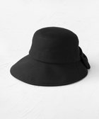 【トッカ/TOCCA】の【UVカット・吸水速乾・抗菌防臭・サイズ調整可】RIBBON KNOT WOOLY BUCKETHAT バケットハット ブラック系|ID: prp329100004639388 ipo3291000000033519617