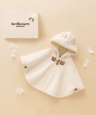 【ミキハウスホットビスケッツ/MIKI HOUSE HOT BISCUITS / KIDS】のお耳付きボアフリース ダッフルマントギフトセット【BOX付き】 アイボリー|ID: prp329100004640229 ipo3291000000033450990
