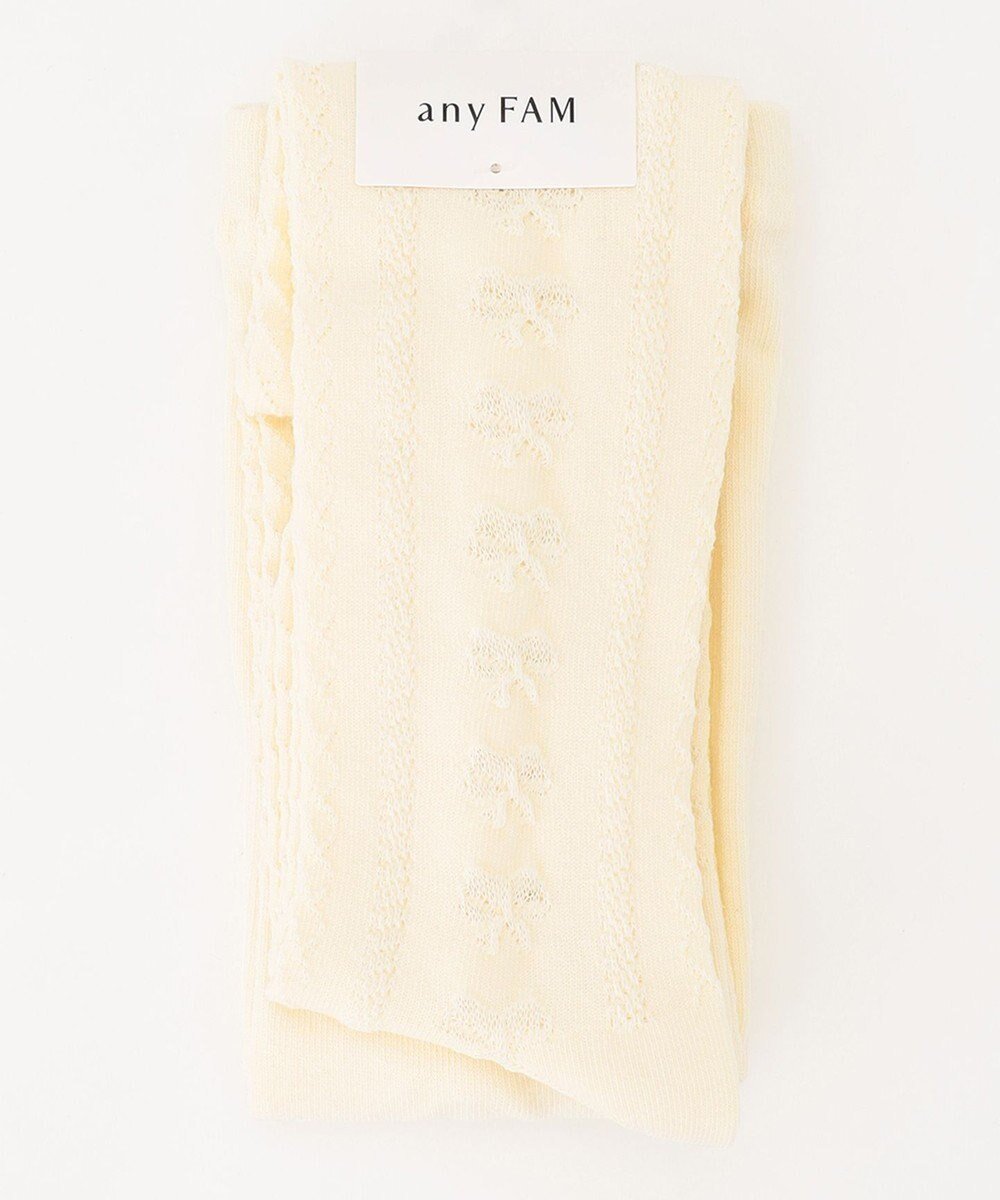 【エニファム/any FAM / KIDS】のタイツ(フロートリボン) 人気、トレンドファッション・服の通販 founy(ファニー) 　ファッション　Fashion　キッズファッション　Fashion for Kids　ガーリー　Girly, Feminine Style　ショート　Short, Short Length　ストッキング　Stockings, Sheer Tights　スマホ　Smartphone, Mobile Device　タイツ　Tights, Legwear　人気　Popular, Best Seller　リボン　Ribbon, Bow　冬　Winter / This Winter　再入荷　Restock / Back in Stock　エレガント 上品　Elegant　 other-1|ID: prp329100004640234 ipo3291000000033451055