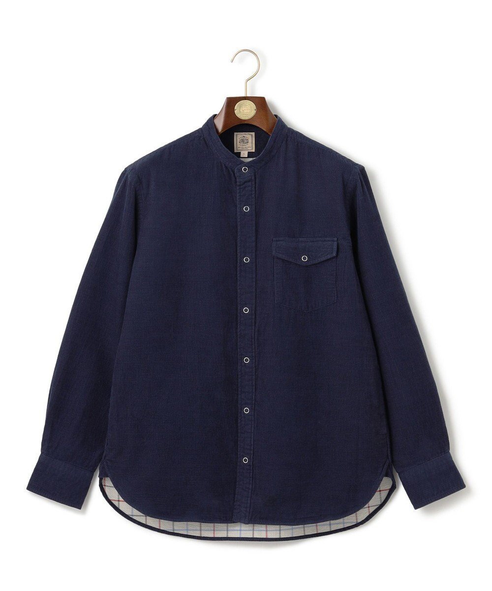【ジェイ プレス/J.PRESS / MEN】のダブルフェイス キャラメルコール シャツブルゾン インテリア・キッズ・メンズ・レディースファッション・服の通販 founy(ファニー) 　ファッション　Fashion　メンズファッション　Fashion for Men　トップス・カットソー　Cut & Sew Tops　メンズシャツ　Shirts　カットソー　Cut and Sewn Top　コーデュロイ　Corduroy, Cord Fabric　ダブル　Double, Double-Breasted　チェック　Check, Plaid, Tartan　ドッキング　Docking, Mixed Material　定番　Standard, Basic Item　フィット　Fit, Slim Fit　フェイス　Face, Facial Design　ブルゾン　Blouson, Bomber Jacket　ブロック　Block, Solid Block Pattern　ポケット　Pocket, Pocket Detail　羽織　Haori, Light Jacket　リバーシブル　Reversible, Two-Sided　リラックス　Relax, Relaxed Fit　A/W・秋冬　Autumn/Winter　おすすめ　Recommended / Our Picks　ダルブルー系|ID: prp329100004640239 ipo3291000000033451135