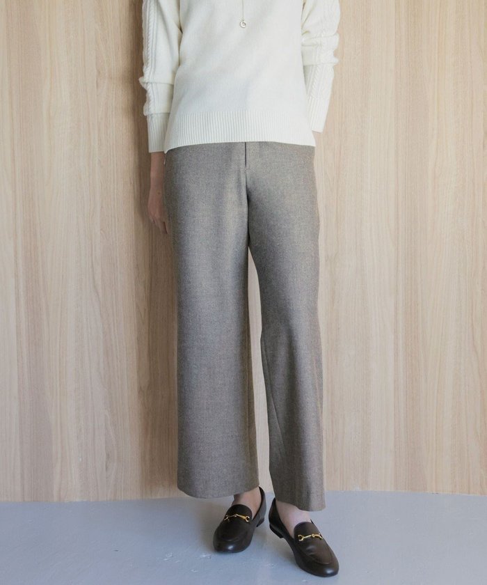 【ジェイ プレス/J.PRESS】の【洗える】チェルビック セミワイド パンツ インテリア・キッズ・メンズ・レディースファッション・服の通販 founy(ファニー) https://founy.com/ ファッション Fashion レディースファッション Fashion for Women パンツ Pants & Trousers おすすめ Recommended / Our Picks ストレッチ Stretch, Stretchy Fabric ストレート Straight, Straight Cut チェック Check, Plaid, Tartan バランス Balance, Style Balance ピーチ Peach, Soft Touch ワイド Wide, Wide Fit 定番 Standard, Basic Item 洗える Machine Washable A/W・秋冬 Autumn/Winter |ID: prp329100004640252 ipo3291000000033452565