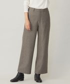 【ジェイ プレス/J.PRESS】の【洗える】チェルビック セミワイド パンツ モカ系|ID: prp329100004640252 ipo3291000000034188814