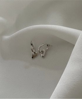 【ヨア/yoaa】の【雑誌掲載商品】シルバー925 ハートブラックダイヤモンドピアス 人気、トレンドファッション・服の通販 founy(ファニー) ファッション Fashion レディースファッション Fashion for Women アクセサリー Fashion Accessories シルバー Silver, Metallic Silver 雑誌 Magazine, Fashion Magazine ダイヤモンド Diamond, Brilliant Cut なめらか Smooth, Silky Texture ネックレス Necklace, Pendant Necklace フープ Hoop, Hoop Earrings 日本製 Made In Japan |ID:prp329100004640253