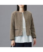 【ジェイ プレス/J.PRESS】の【WEB限定】パイルジャージー ノーカラー ブルゾン 【WEB限定】モカ系|ID: prp329100004640266 ipo3291000000033676887