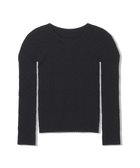 【チャコット/Chacott】の【ノーソーイングニット】ノーソーイングクルーネックトップ ブラック|ID: prp329100004640305 ipo3291000000033591389