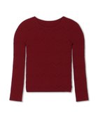 【チャコット/Chacott】の【ノーソーイングニット】ノーソーイングクルーネックトップ 人気、トレンドファッション・服の通販 founy(ファニー) ファッション Fashion レディースファッション Fashion for Women トップス・カットソー Cut & Sew Tops ニット Knit Tops & Sweaters シアー Sheer, See-Through シンプル Simple, Minimal スカラップ Scallop, Scalloped Edge ストレッチ Stretch, Stretchy Fabric デコルテ Décolleté, Neckline 長袖 Long Sleeve, Full Sleeve バランス Balance, Style Balance バレエ Ballet, Ballet Style フィット Fit, Slim Fit ベーシック Basic, Essential ヨガ Yoga, Yoga Wear ラベンダー Lavender レギンス Leggings, Stretch Pants レーシー Lacy, Lace-Like レース Lace, Lace Fabric ワーク Workwear, Utility Style おすすめ Recommended / Our Picks エレガント 上品 Elegant thumbnail ワインレッド|ID: prp329100004640305 ipo3291000000034328275