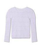 【チャコット/Chacott】の【ノーソーイングニット】ノーソーイングクルーネックトップ 人気、トレンドファッション・服の通販 founy(ファニー) ファッション Fashion レディースファッション Fashion for Women トップス・カットソー Cut & Sew Tops ニット Knit Tops & Sweaters シアー Sheer, See-Through シンプル Simple, Minimal スカラップ Scallop, Scalloped Edge ストレッチ Stretch, Stretchy Fabric デコルテ Décolleté, Neckline 長袖 Long Sleeve, Full Sleeve バランス Balance, Style Balance バレエ Ballet, Ballet Style フィット Fit, Slim Fit ベーシック Basic, Essential ヨガ Yoga, Yoga Wear ラベンダー Lavender レギンス Leggings, Stretch Pants レーシー Lacy, Lace-Like レース Lace, Lace Fabric ワーク Workwear, Utility Style おすすめ Recommended / Our Picks エレガント 上品 Elegant thumbnail ラベンダー|ID: prp329100004640305 ipo3291000000034328278