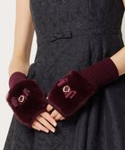 【トッカ/TOCCA】のKNIT FUR HANDWARMER 手袋 ボルドー系|ID: prp329100004640306 ipo3291000000033711542