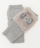 【トッカ/TOCCA】のKNIT FUR HANDWARMER 手袋 グレー系|ID: prp329100004640306 ipo3291000000033711543
