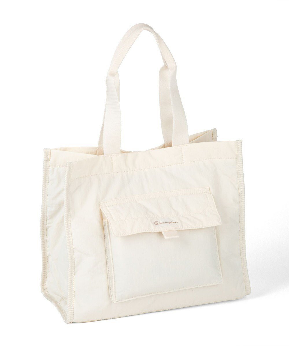 【エースバッグズアンドラゲッジ/ACE BAGS & LUGGAGE】のChampion パース トートバッグ 63895 チャンピオン インテリア・キッズ・メンズ・レディースファッション・服の通販 founy(ファニー) ファッション Fashion レディースファッション Fashion for Women バッグ Bags おすすめ Recommended / Our Picks フロント Front, Front Design ポケット Pocket, Pocket Detail ロング Long, Long-Length アイボリー|ID: prp329100004640400 ipo3291000000033659873