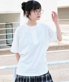 【ウィゴー/WEGO】の【ユニセックス着用ITEM/MLサイズ展開】リラックスフィットヘンリーネックT(SS) ホワイト|ID: prp329100004640502 ipo3291000000033456936